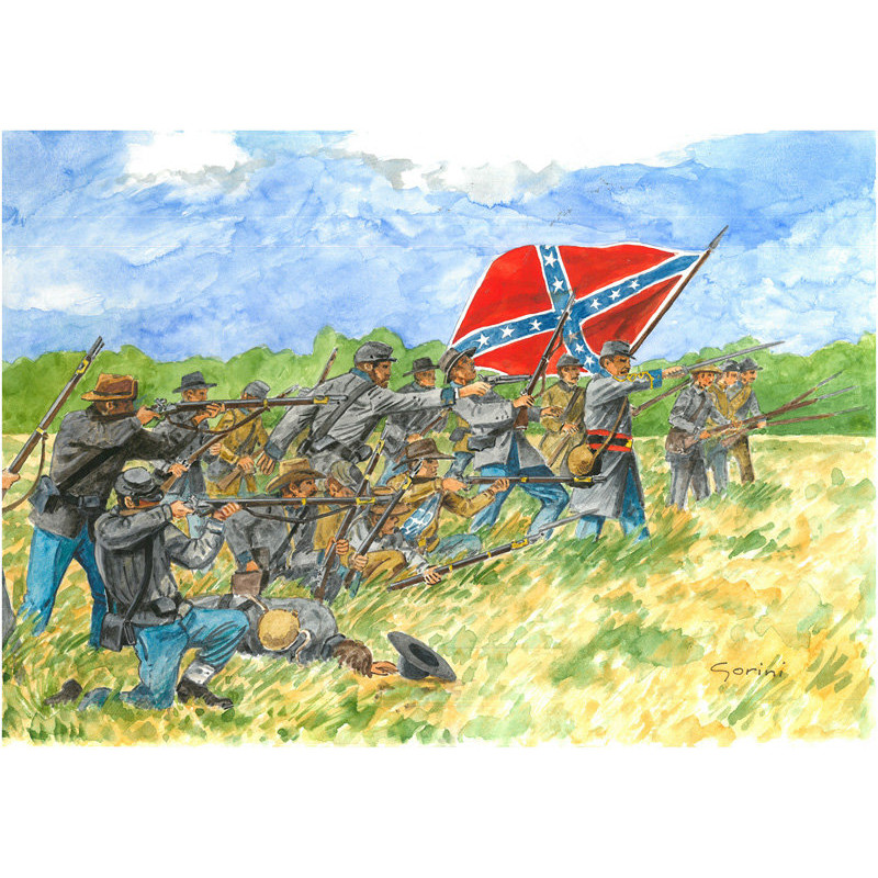 Guerra Civile Americana - Fanteria Sudista 1/72
