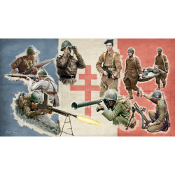 Seconda G.M. - Fanteria Francia Libera 1/72