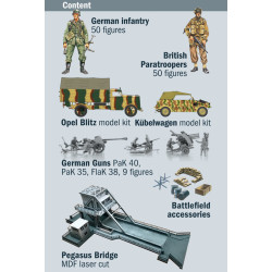 Seconda G.M. - Battaglia al Ponte Pegasus 1/72