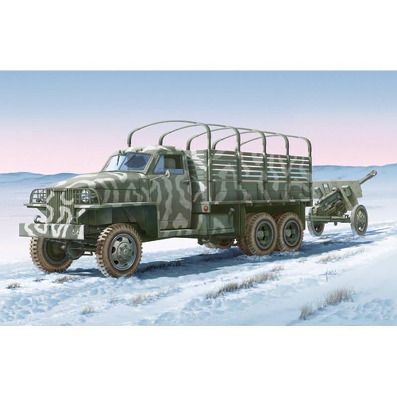Lend-Lease U.S. Truck with ZIS-3 Gun 1/35