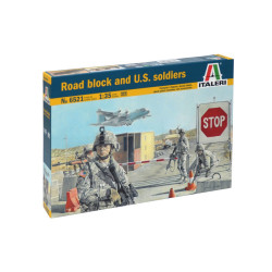 Road Block and U.S. Soldiers 1/35