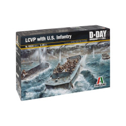 LCVP con Fanteria Americana "D-DAY" 1/35