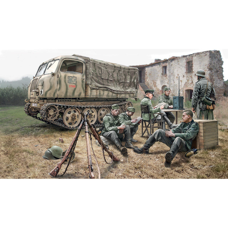 Steyr RSO/01 con Soldati Tedeschi e Accessori 1/35