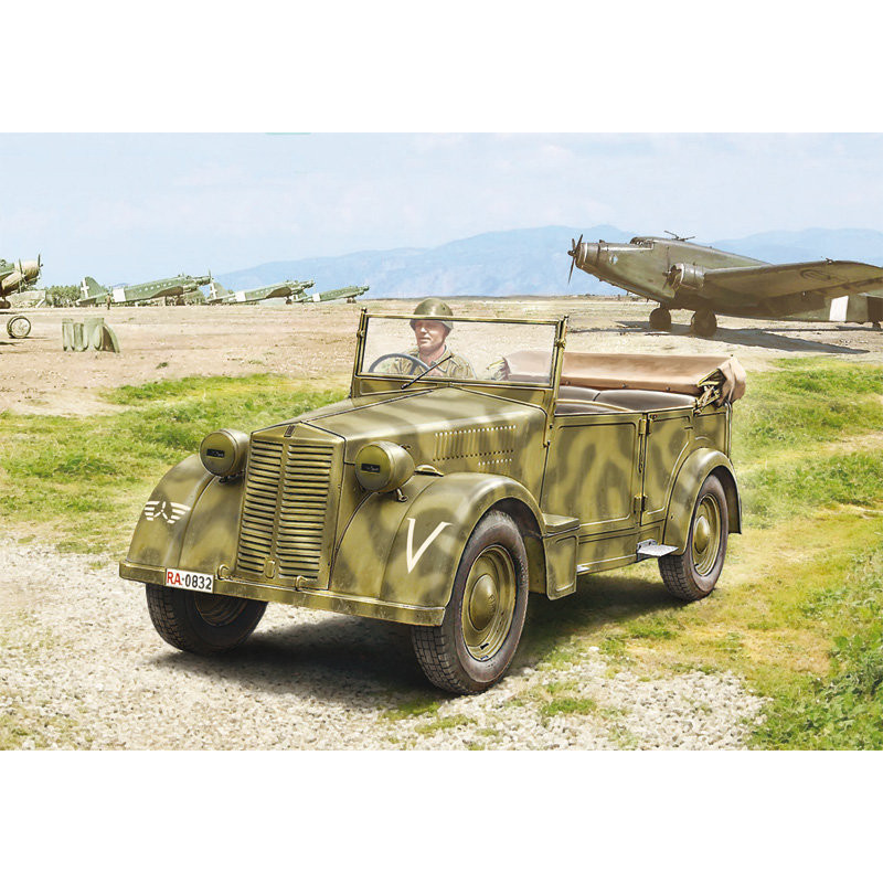 Fiat 508 CM "Coloniale" con Equipaggio 1/35