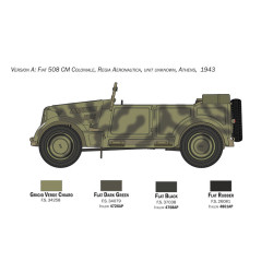 Fiat 508 CM "Coloniale" con Equipaggio 1/35