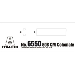 Fiat 508 CM "Coloniale" con Equipaggio 1/35