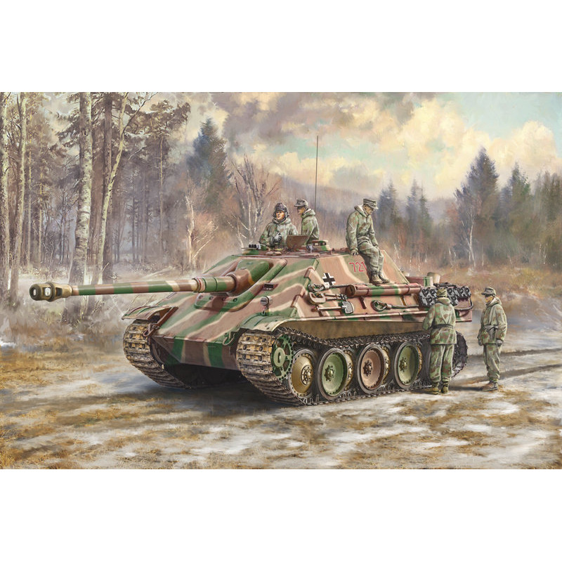 Sd.Kfz. Jagpanther with Winter Crew 1/35