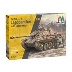 Sd.Kfz. Jagpanther with Winter Crew 1/35